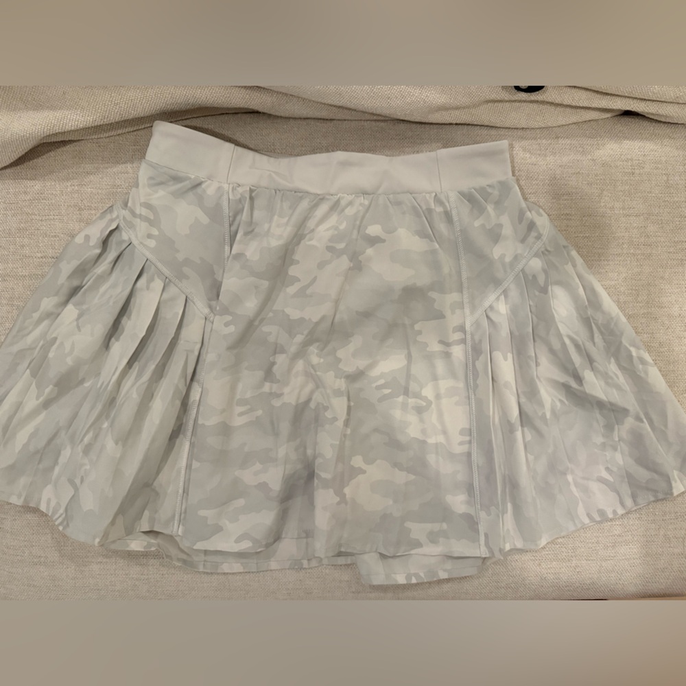 SPANX Gray Mini Skater Skirt